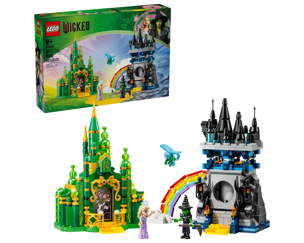 LEGO Wicked 75689 - Emerald City & Kiamo Ko Castle - Authentic LEGO Set Main Image