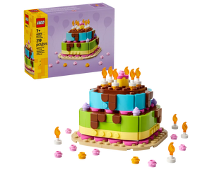 LEGO Holiday & Event 40815 - Birthday Party Cake - Authentic LEGO Set Main Image