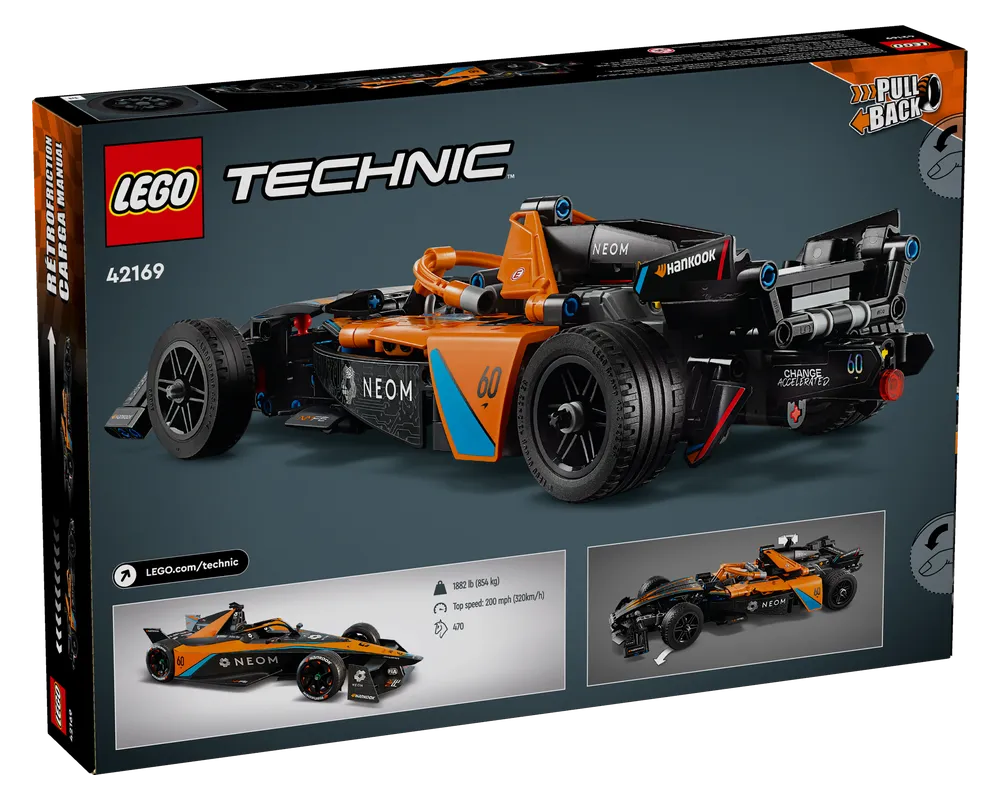 =LEGO Technic 42169 - NEOM McLaren Formula E Team - Authentic LEGO Set Image 4