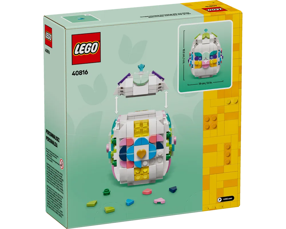 LEGO Holiday & Event 40816 - Decorative Easter Egg - Authentic LEGO Set Image 4