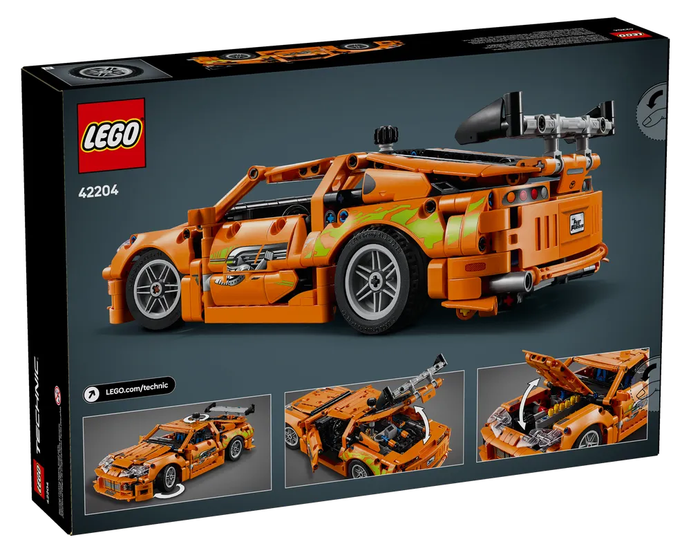 LEGO Technic 42204 - Fast & Furious Toyota Supra MK4 - Authentic LEGO Set Image 3