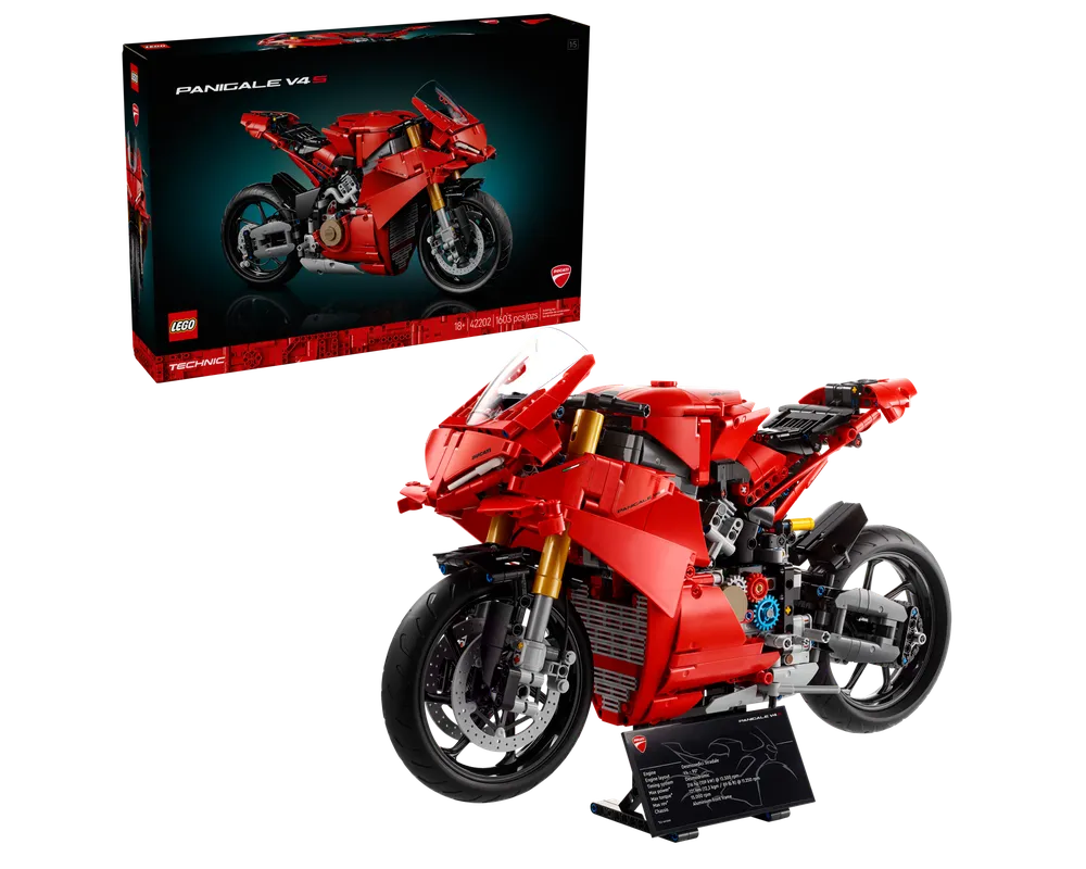LEGO Technic 42202 - Ducati Panigale V4 S Motorcycle - Authentic LEGO Set Main Image