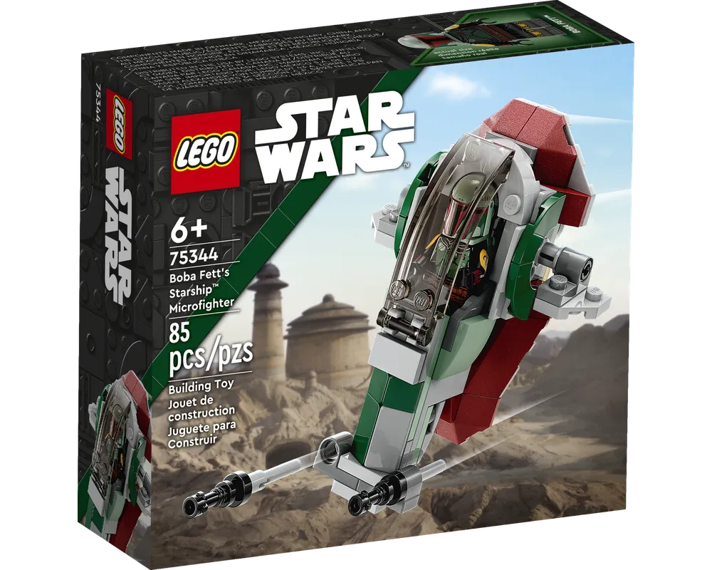 =LEGO Star Wars 75344 - Boba Fett's Starship Microfighter {Slave I} - Authentic LEGO Set Main Image