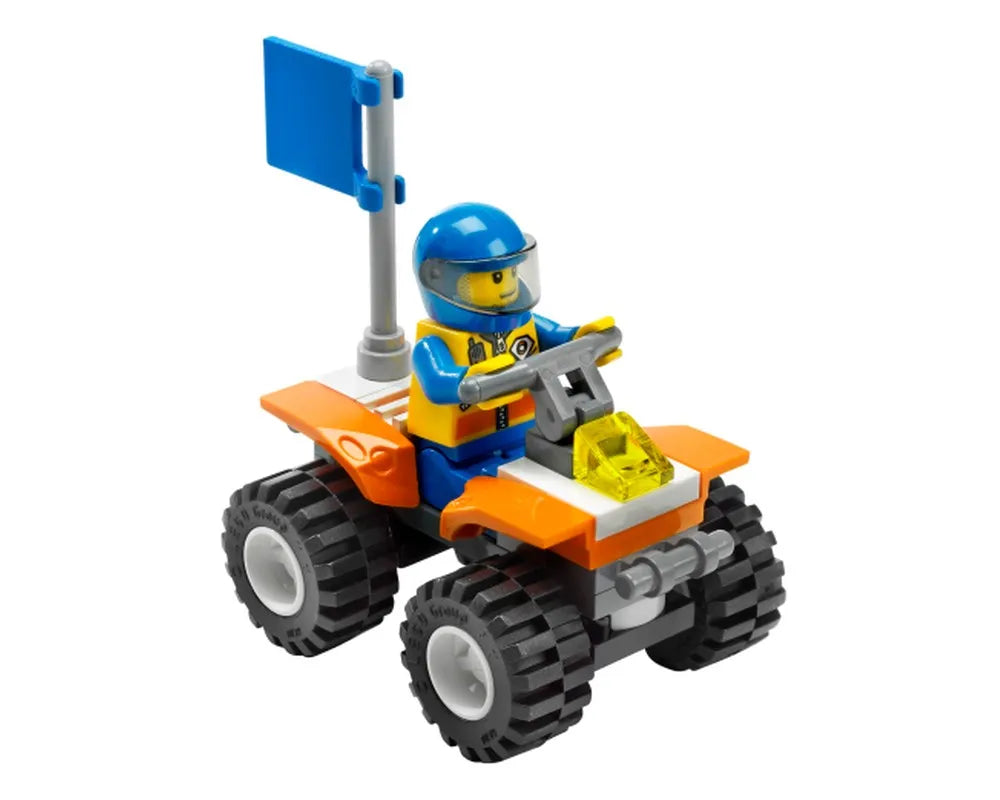 LEGO City 7736 - Coast Guard Quad Bike - Authentic LEGO Set Main Image