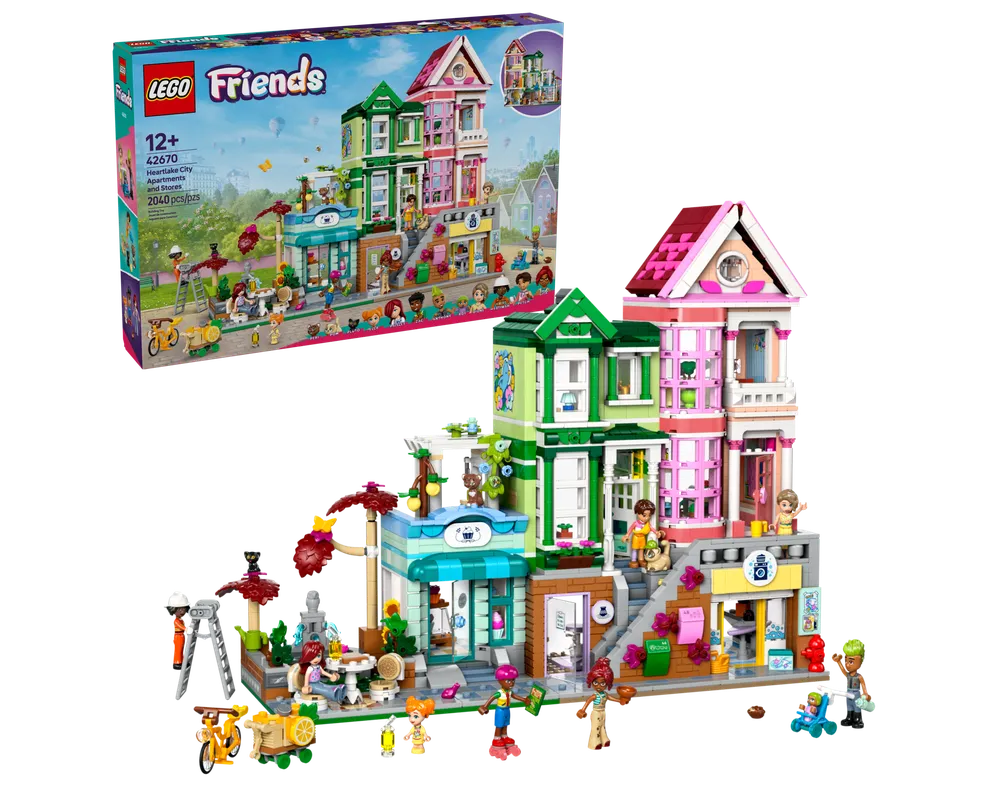LEGO Friends 42670 - Heartlake City Apartments and Shops - Authentic LEGO Set Main Image