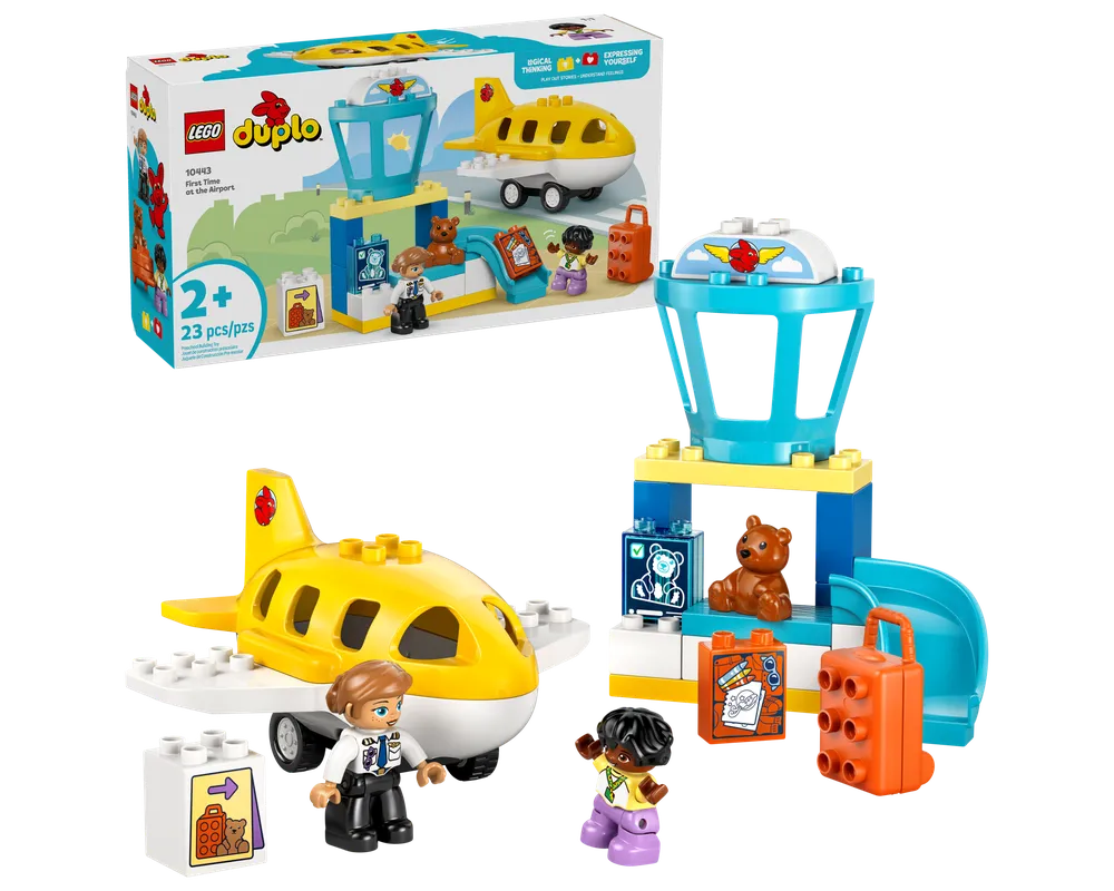 LEGO DUPLO 10443 - First Time at the Airport - Authentic LEGO Set Main Image