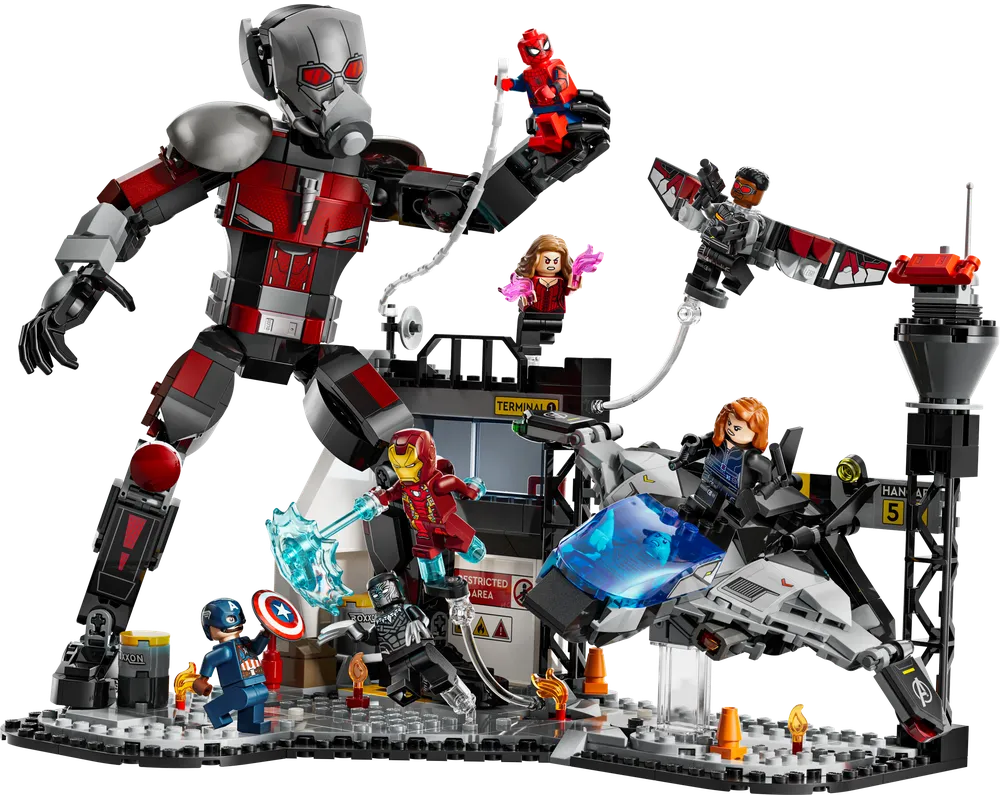 LEGO Super Heroes 76314 - Captain America: Civil War Battle - Authentic LEGO Set Image 3
