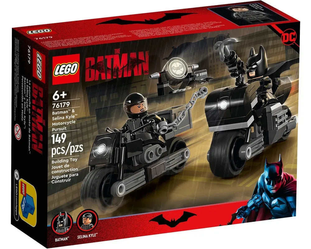 LEGO Super Heroes 76179 - Batman & Selina Kyle Motorcycle Pursuit - Authentic LEGO Set Main Image