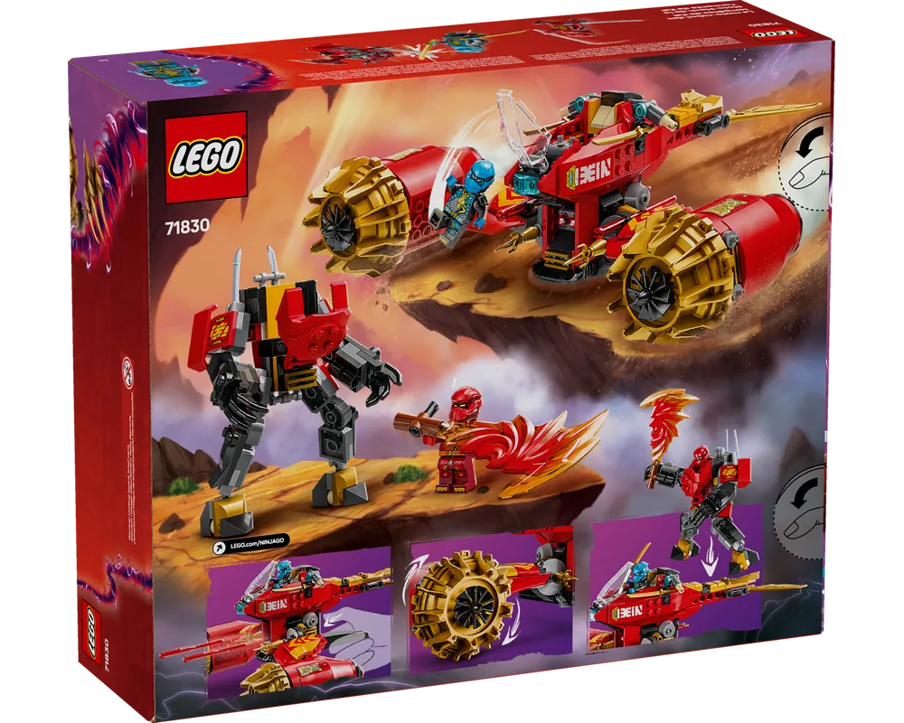 LEGO NINJAGO 71830 - Kai's Mech Storm Rider - Authentic LEGO Set Image 4