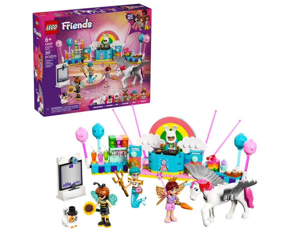 LEGO Friends 42661 - Costume Party with Unicorn & Fairy - Authentic LEGO Set Main Image