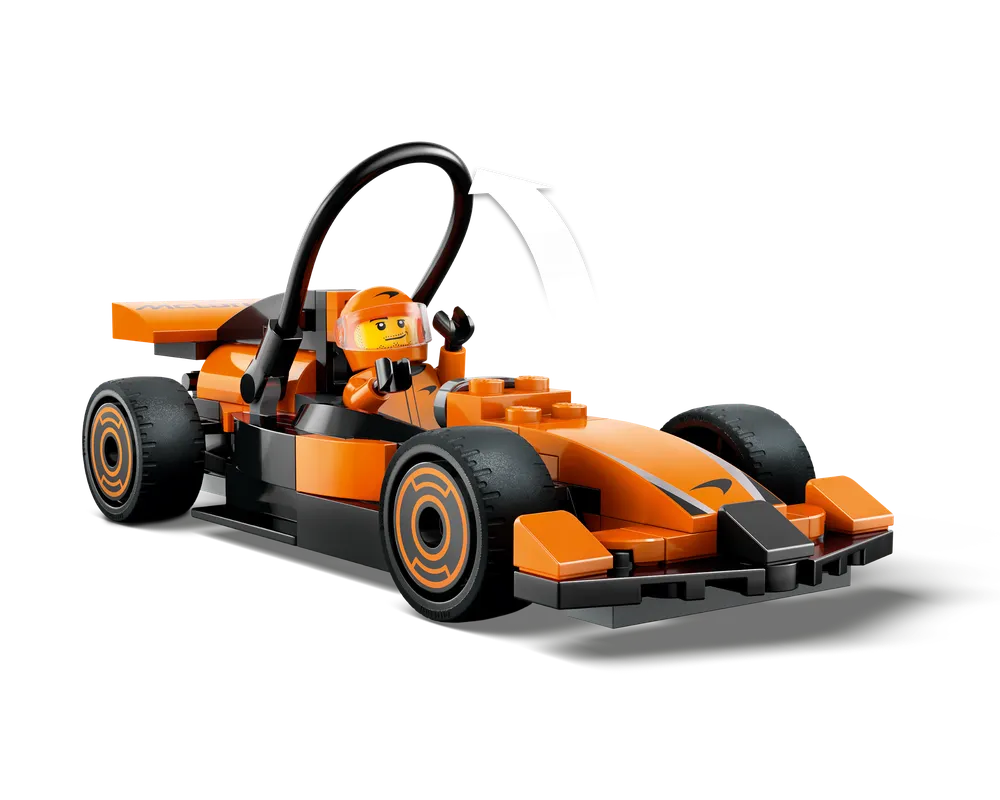 LEGO City 60442 - F1 Driver with McLaren Race Car - Authentic LEGO Set Image 5