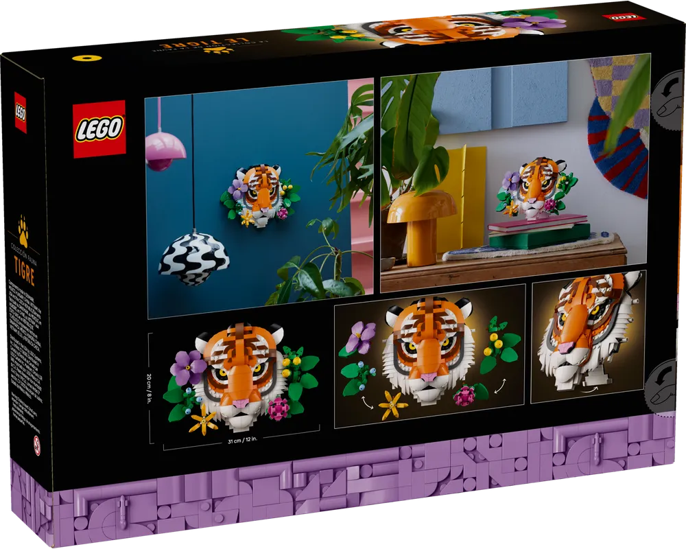 LEGO Art 31217 - Tiger - Authentic LEGO Set Image 14