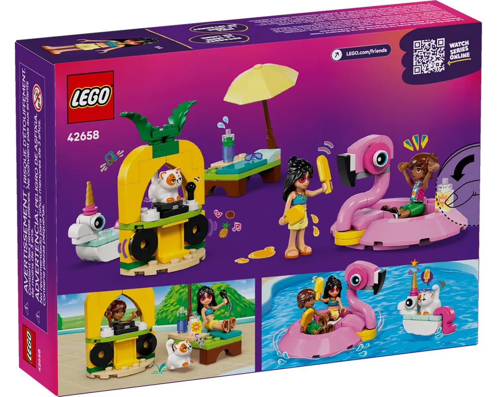 LEGO Friends 42658 - Unicorn & Flamingo Pool Party - Authentic LEGO Set Image 12