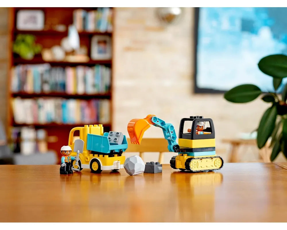 LEGO DUPLO 10931 - Truck & Tracked Excavator - Authentic LEGO Set Image 10
