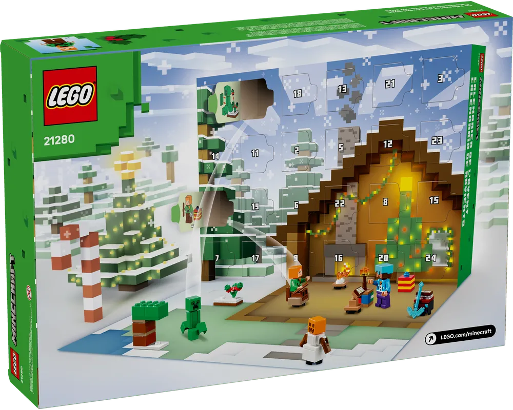 LEGO Minecraft 21280 - Advent Calendar 2025, Minecraft - Authentic LEGO Set Image 5