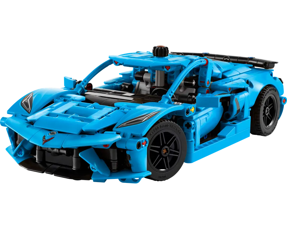 LEGO Technic 42217 - Chevrolet Corvette Stingray Blue - Authentic LEGO Set Image 15