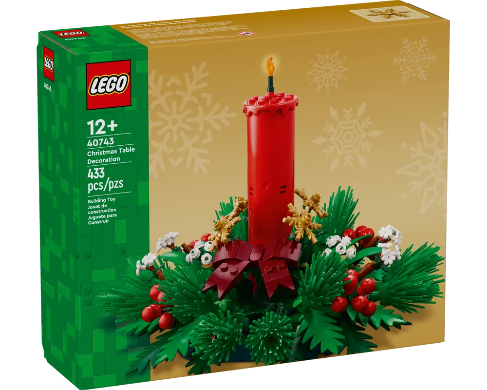 LEGO Holiday & Event 40743 - Christmas Table Decoration - Authentic LEGO Set Main Image