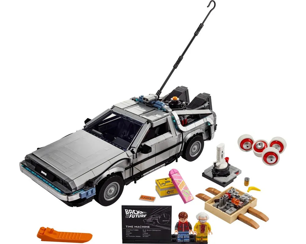 LEGO LEGO Ideas &#40;CUUSOO&#41; 10300 - Back to the Future Time Machine - Authentic LEGO Set Image 2