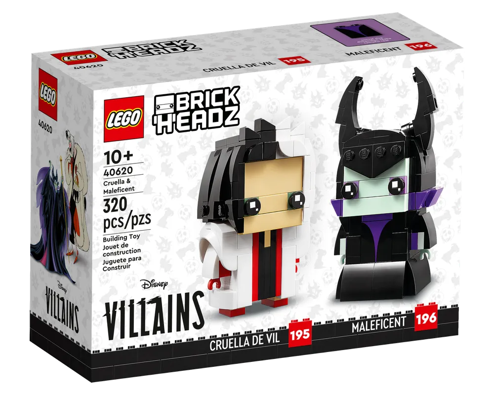 =LEGO BrickHeadz 40620 - Cruella & Maleficent - Authentic LEGO Set Main Image