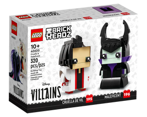 =LEGO BrickHeadz 40620 - Cruella & Maleficent - Authentic LEGO Set Main Image