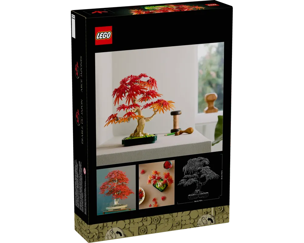 LEGO Botanicals 10348 - Japanese Red Maple Bonsai Tree - Authentic LEGO Set Image 20