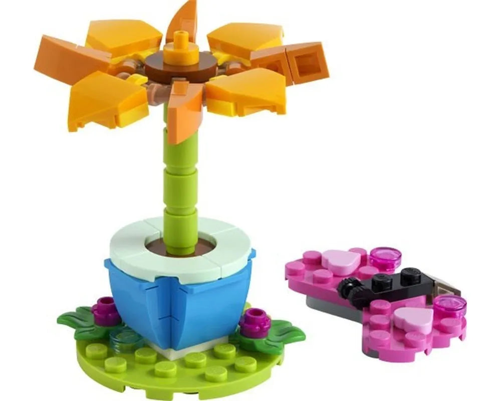 LEGO Friends 30417 - Garden Flower and Butterfly polybag - Authentic LEGO Set Image 2