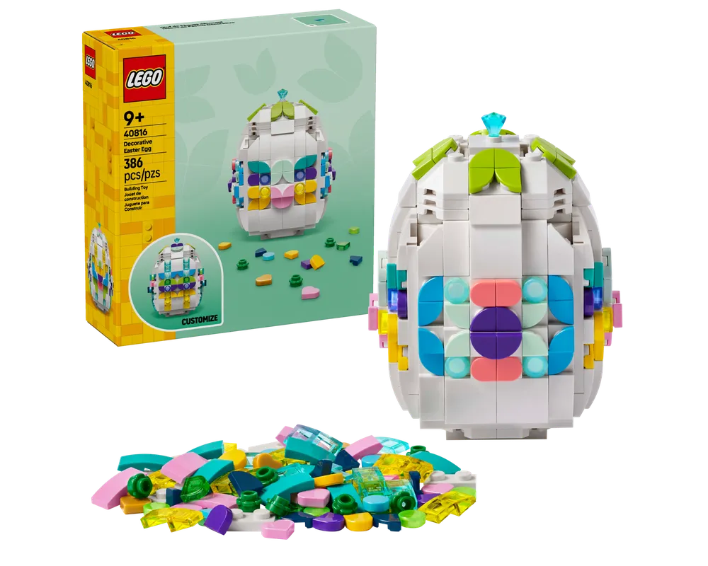 LEGO Holiday & Event 40816 - Decorative Easter Egg - Authentic LEGO Set Main Image