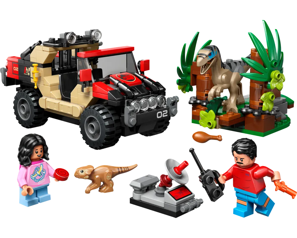 LEGO Jurassic World 76972 - Raptor Off-Road Escape - Authentic LEGO Set Image 19