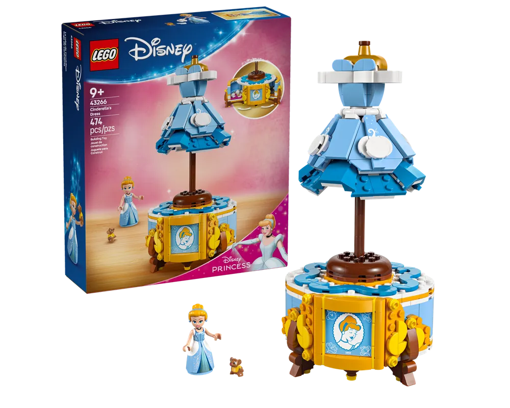 LEGO Disney 43266 - Cinderella's Dress - Authentic LEGO Set Main Image