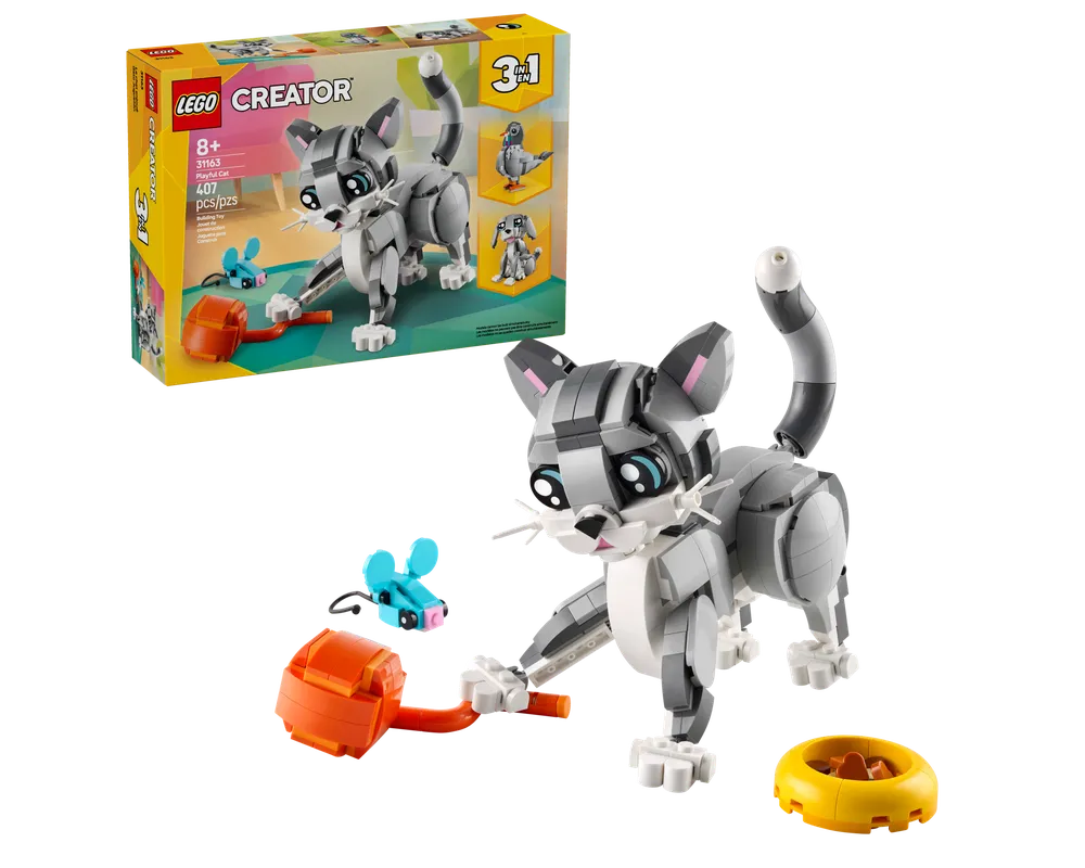 LEGO Creator 31163 - Playful Cat - Authentic LEGO Set Main Image