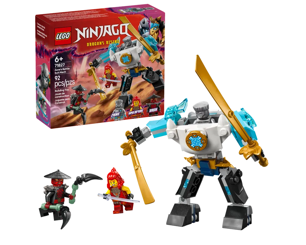 LEGO NINJAGO 71827 - Zane's Battle Suit Mech - Authentic LEGO Set Main Image