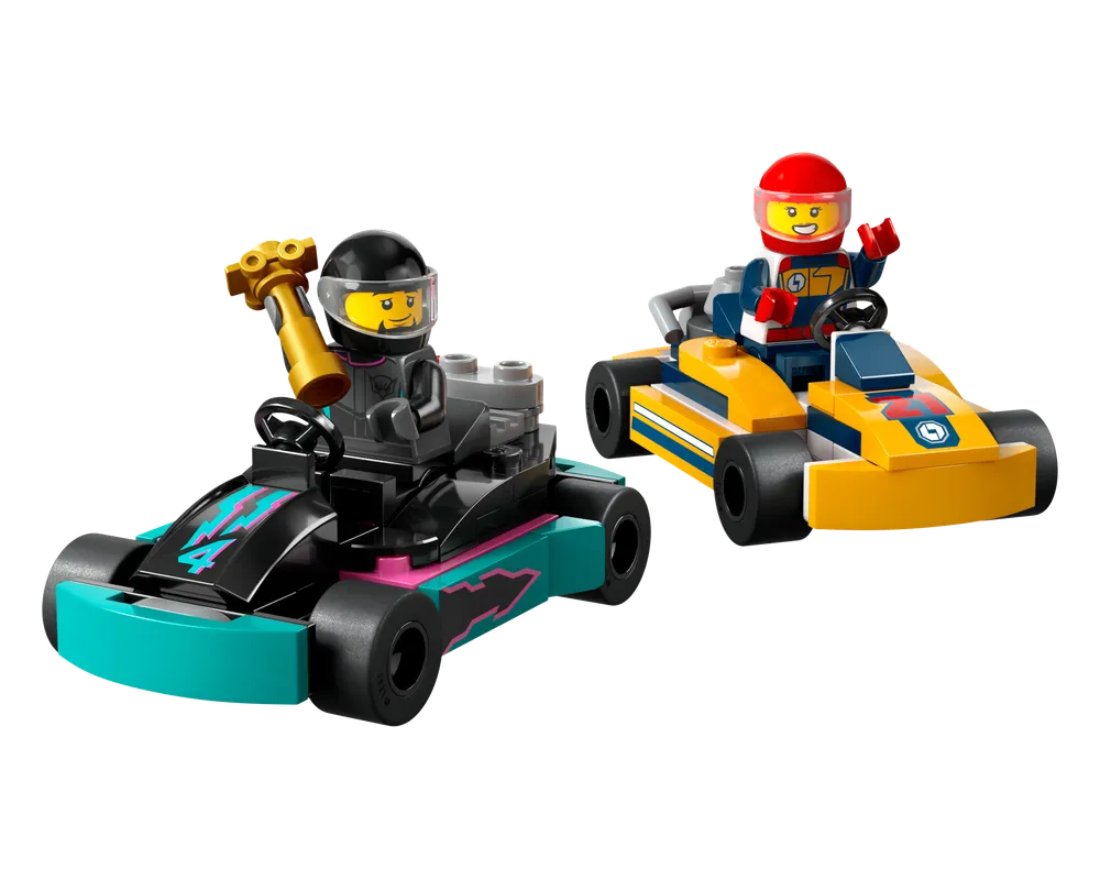 =LEGO City 60400 - Go-Karts and Race Drivers - Authentic LEGO Set Image 2
