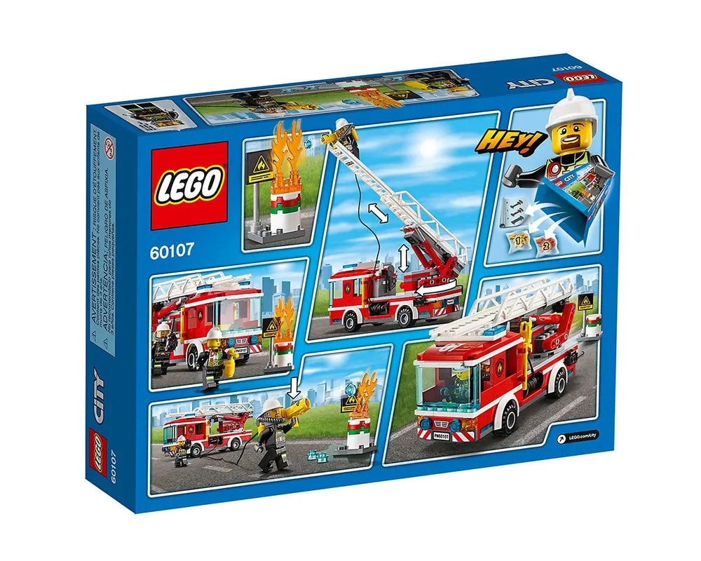 =LEGO City 60107 - Fire Ladder Truck - Authentic LEGO Set Image 9