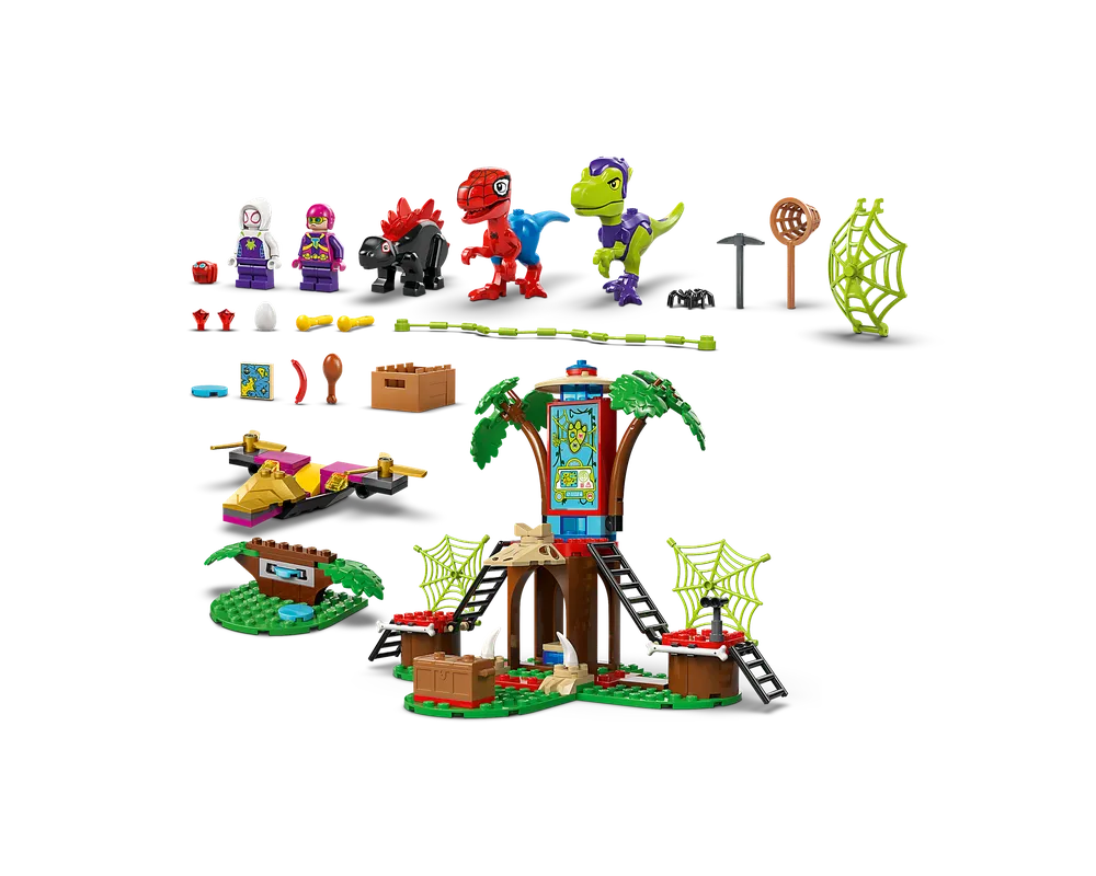 LEGO Super Heroes 11200 - Spidey and Gobby's Raptor Battle at Tree House HQ - Authentic LEGO Set Image 4