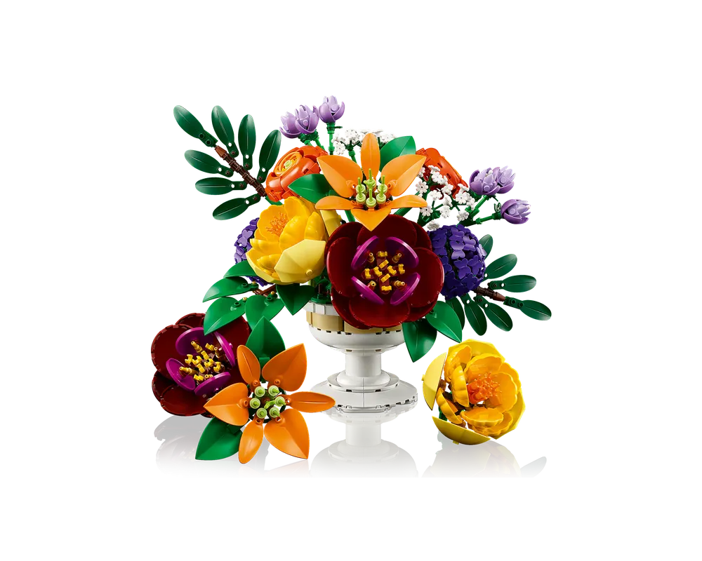 LEGO Botanicals 10345 - Flower Arrangement - Authentic LEGO Set Image 4