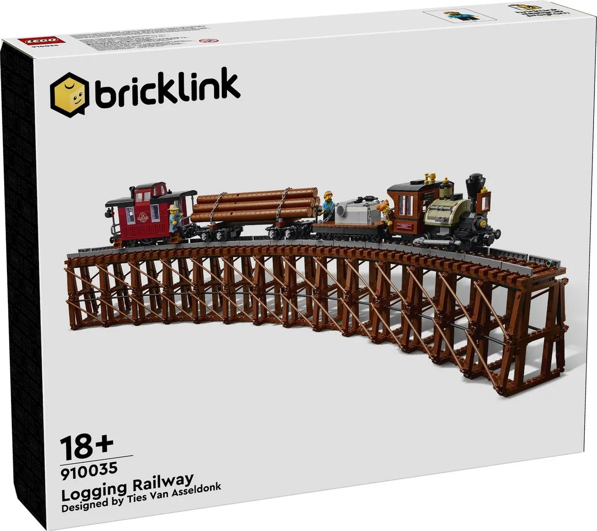 LEGO BrickLink Designer Program 910035 - Logging Railway - Authentic LEGO Set Main Image