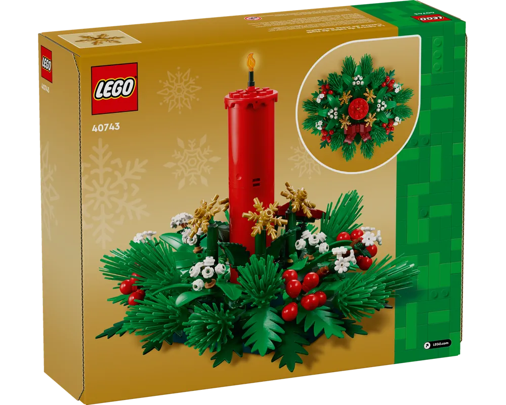 LEGO Holiday & Event 40743 - Christmas Table Decoration - Authentic LEGO Set Image 2