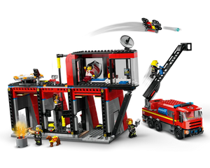 LEGO City 60414 - Fire Station with Fire Truck - Authentic LEGO Set Image 4