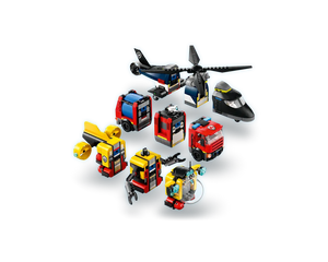 LEGO City 60462 - Helicopter, Fire Truck & Submarine Remix - Authentic LEGO Set Image 4