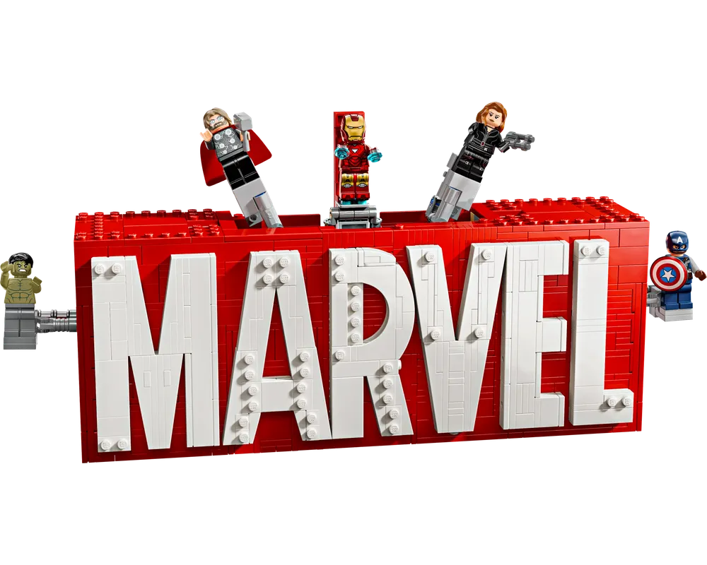 LEGO Super Heroes 76313 - MARVEL Logo - Authentic LEGO Set Image 3