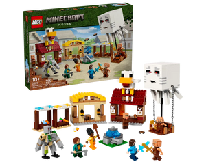 LEGO Minecraft 21273 - The Ghast Balloon Village Attack - Authentic LEGO Set Main Image