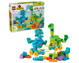 LEGO DUPLO 10451 - 3in1 Dinosaurs on Wheels - Authentic LEGO Set Main Image