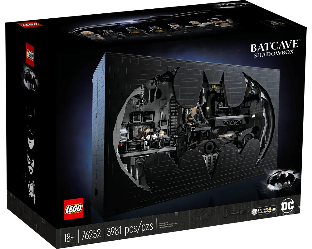 LEGO Super Heroes 76252 - Batcave - Shadow Box - Authentic LEGO Set Main Image