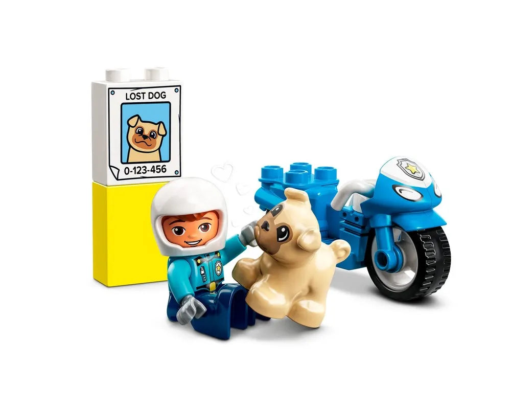 LEGO DUPLO 10967 - Police Motorcycle - Authentic LEGO Set Image 7