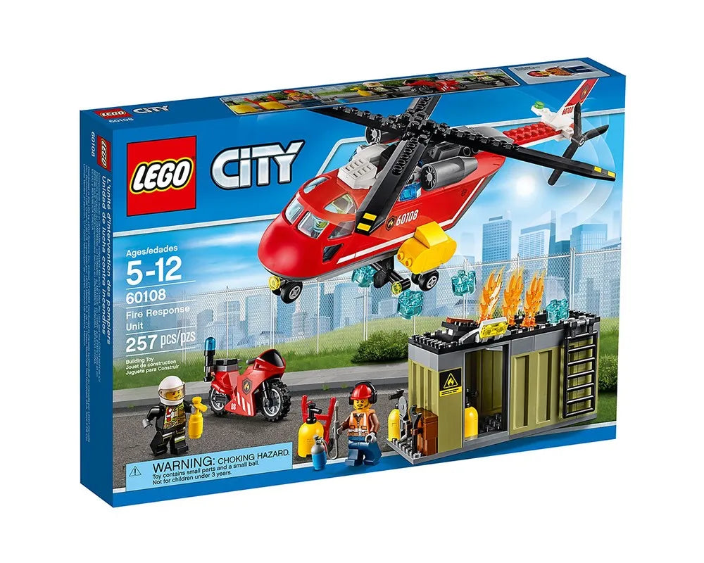 =LEGO City 60108 - Fire Response Unit - Authentic LEGO Set Main Image