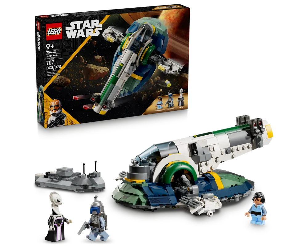 LEGO Star Wars 75433 - Jango Fett's Starship - Authentic LEGO Set Main Image