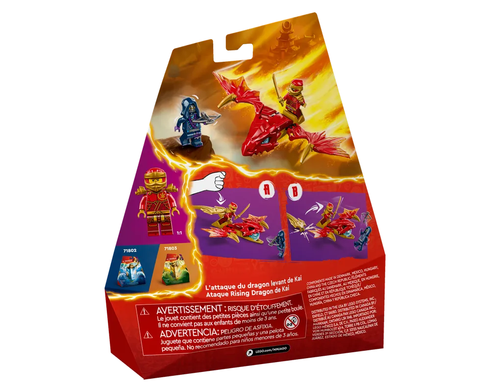 LEGO NINJAGO 71801 - Kai's Rising Dragon Strike - Authentic LEGO Set Image 4