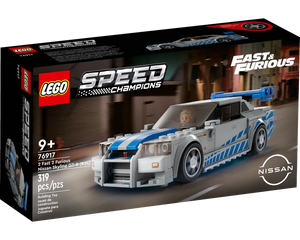 =LEGO SPEED CHAMPIONS 76917 - 2 Fast 2 Furious Nissan Skyline GT-R (R34) - Authentic LEGO Set Main Image