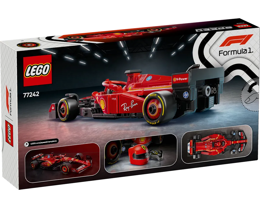 LEGO SPEED CHAMPIONS 77242 - Ferrari SF-24 - Authentic LEGO Set Image 4