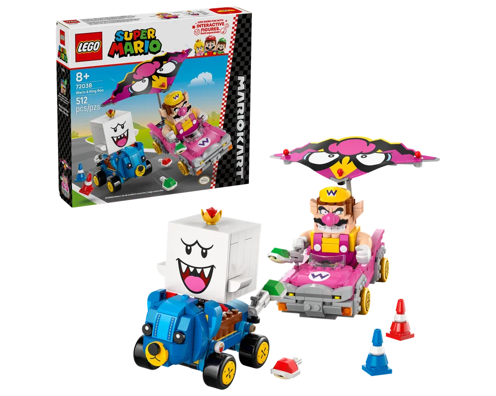 LEGO Super Mario 72038 - Wario & King Boo - Authentic LEGO Set Main Image
